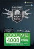 Mit der Call of Duty: ELITE 4.000 Microsoft Points Prepaidkarte können alle Xbox LIVE Mitglieder ihr Konto aufstocken, um auf dem Xbox LIVE-Marktplatz nach Lust und Laune einzukaufen oder die Mitgliedschaft bei Call of Duty: ELITE zu bezahlen.